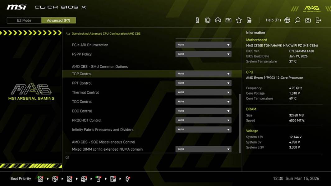 MSI MAG X870E TOMAHAWK MAX WIFI PZ-2